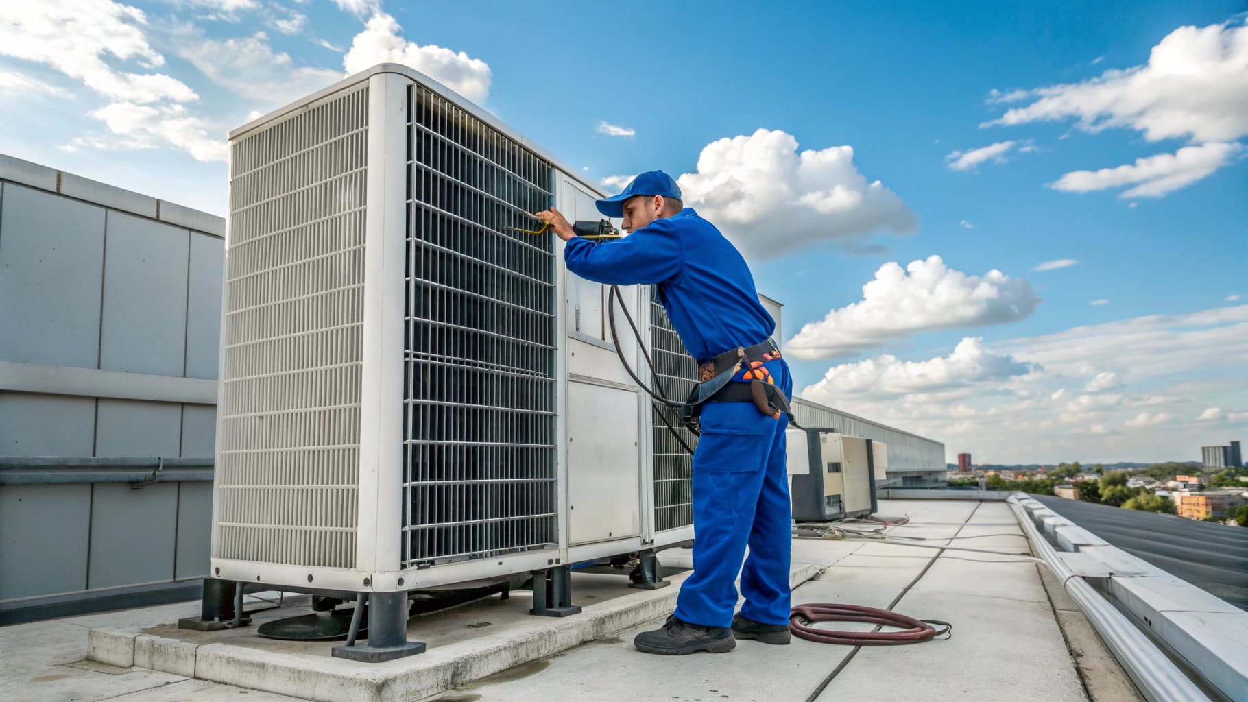 HVAC Pro professional at work